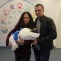 Юля и Володя Баркаловы с сыночком Денисом