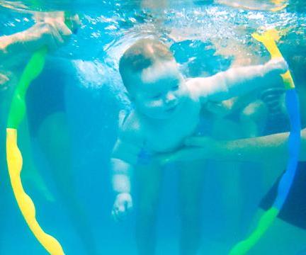 Занятия для детей в бассейне от 3-х месяцев до 3,5 лет